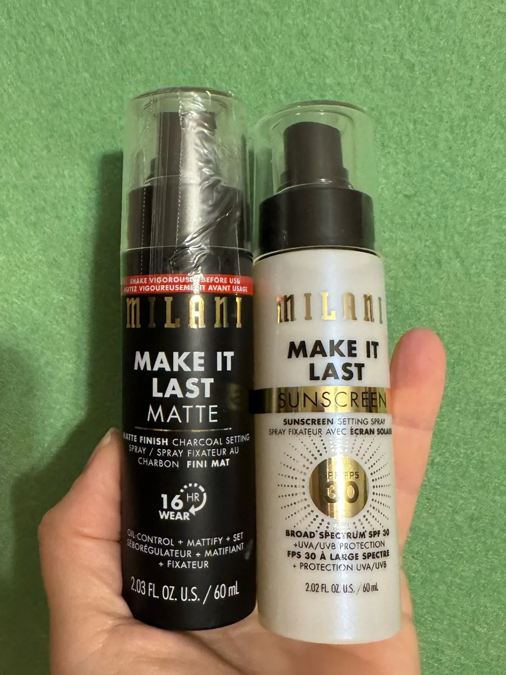 Set of Milani Setting Sprays